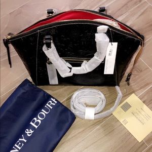 NWT Black Leather Sketch by Dooney & Bourke